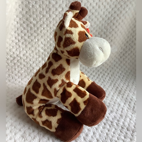 Ty Pluffies Collection Tiptop Plush Giraffe Stuffed Animal Toy w Hang Tag - Picture 3 of 15